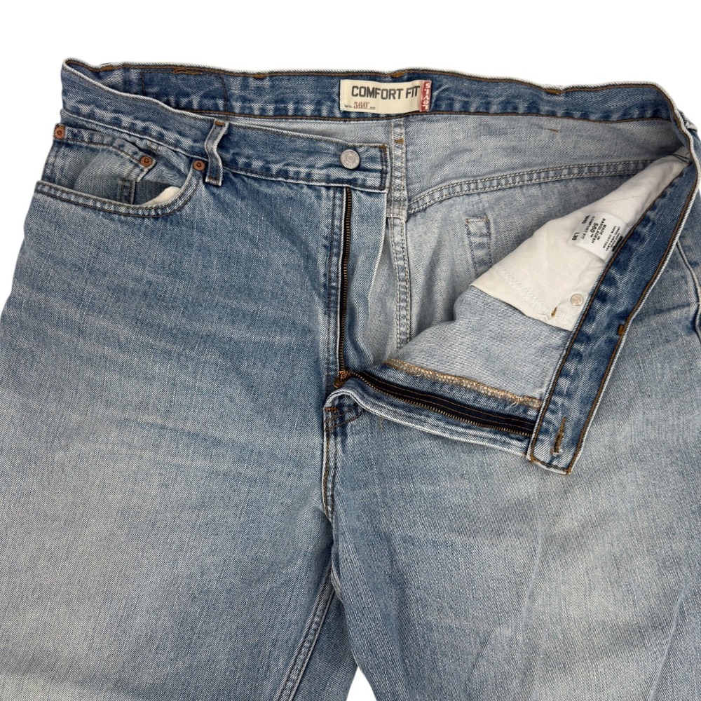 VTG Levi's 560 Comfort Fit Jeans Mens 38x29.5 (Tag 40x30) Y2K Loose Tapered Leg